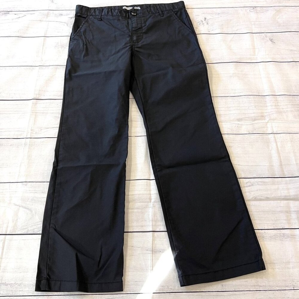 Old Navy Black Flat Front Tech Pants - Size 10Plus